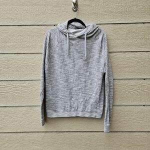 Slate & Stone light gray space dye hoodie small